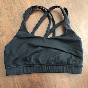 Lululemon black sports bra
